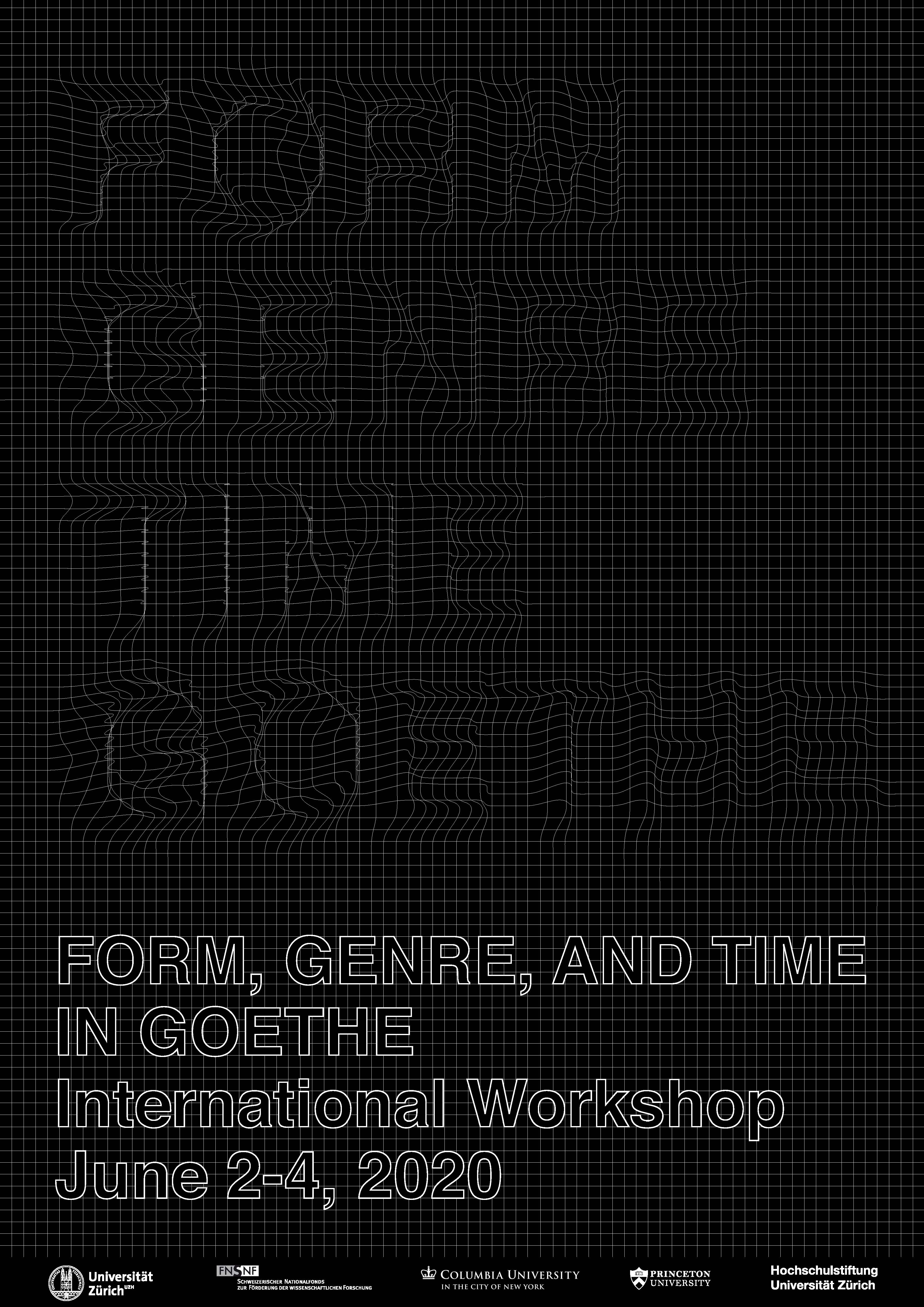 Plakat Form, Genre, and Time in Goethe
