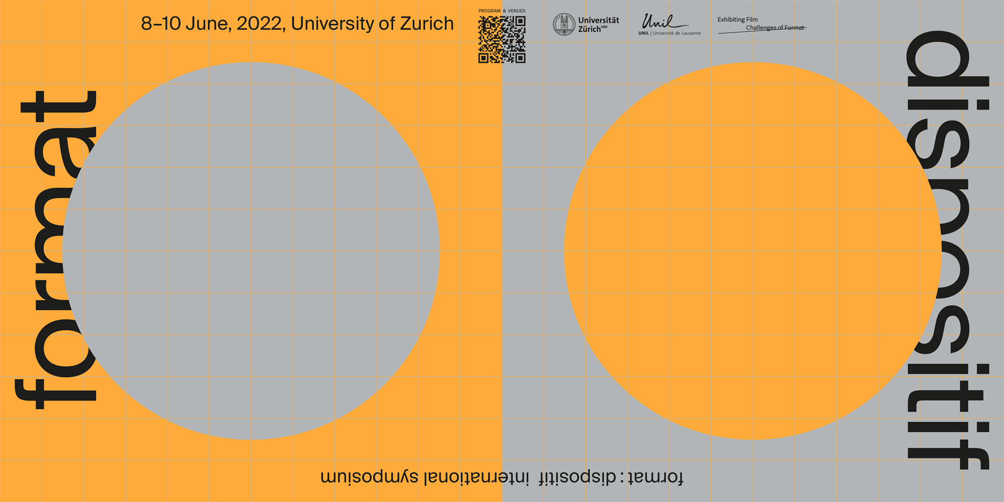 Konferenzplakat format : dispositif