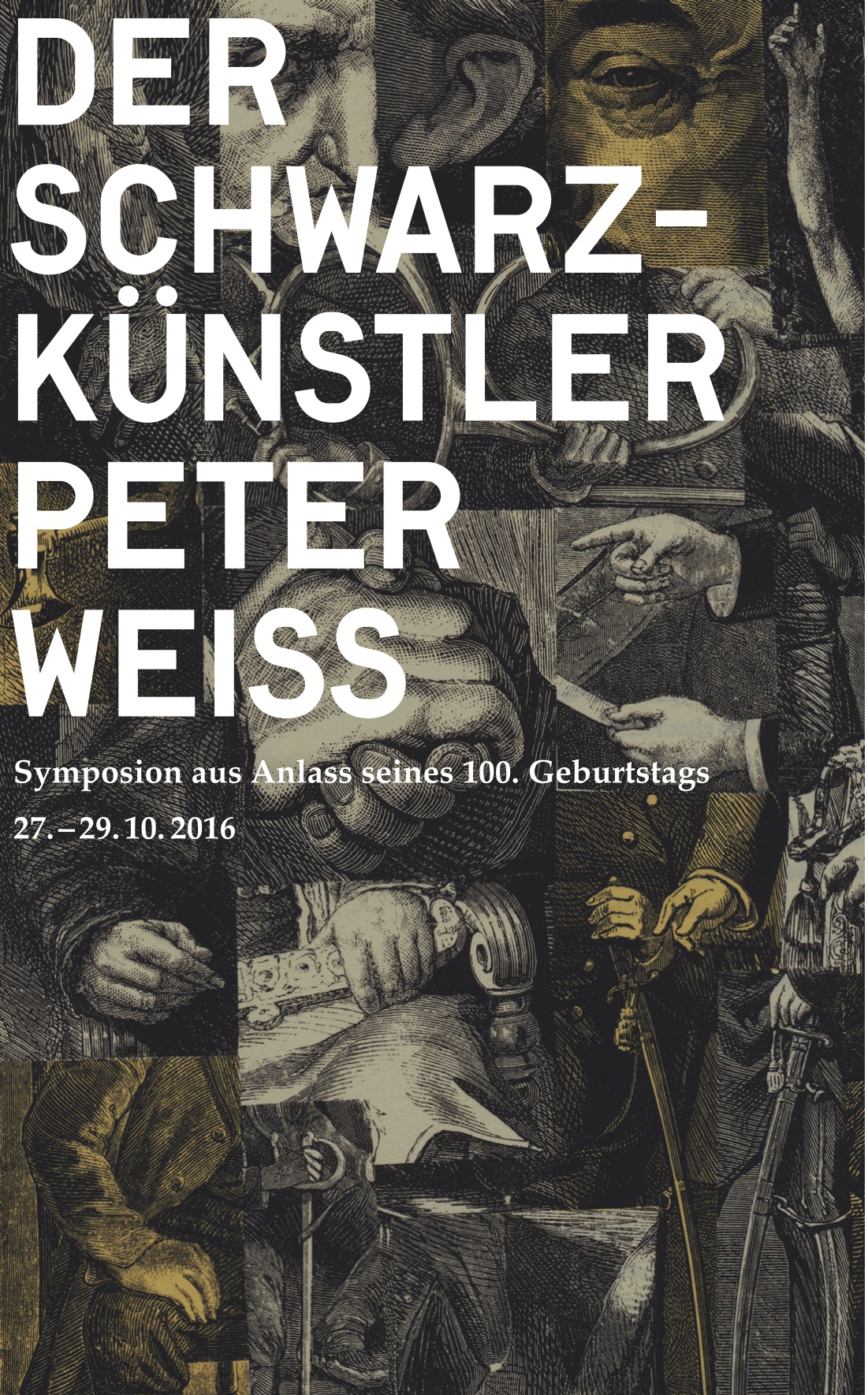 Plakat Peter-Weiss-Symposion