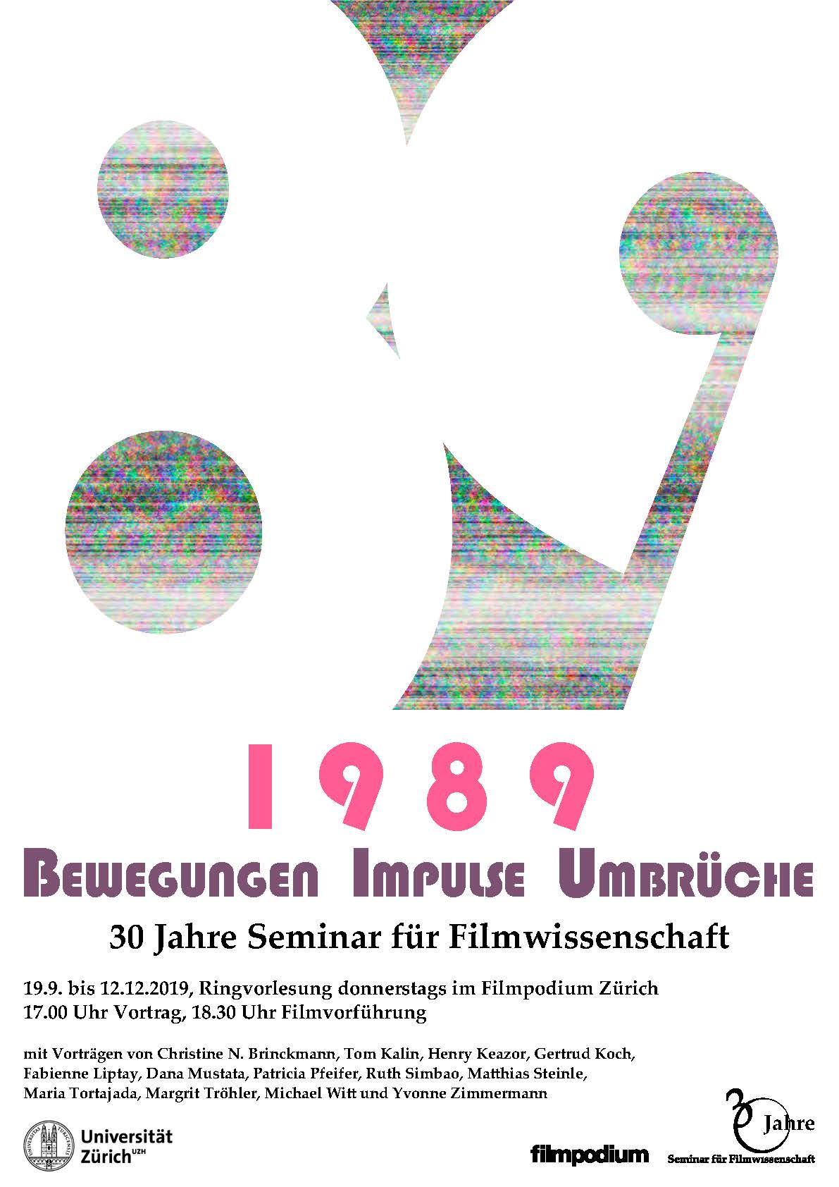 Plakat Ringvorlesung 1989
