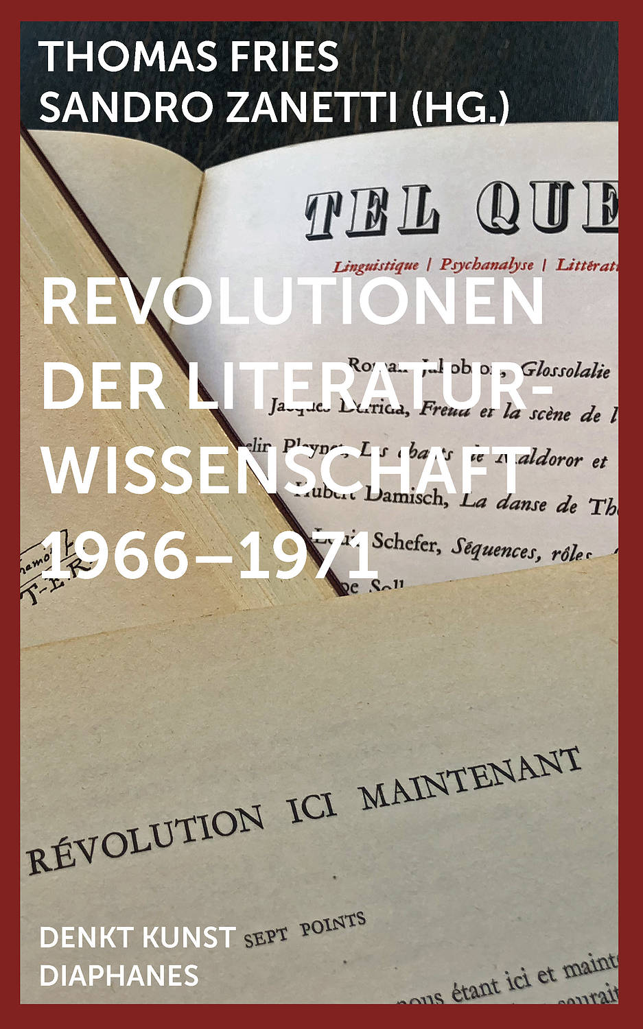 Cover Revolutionen der Literaturwissenschaft 1966–1971
