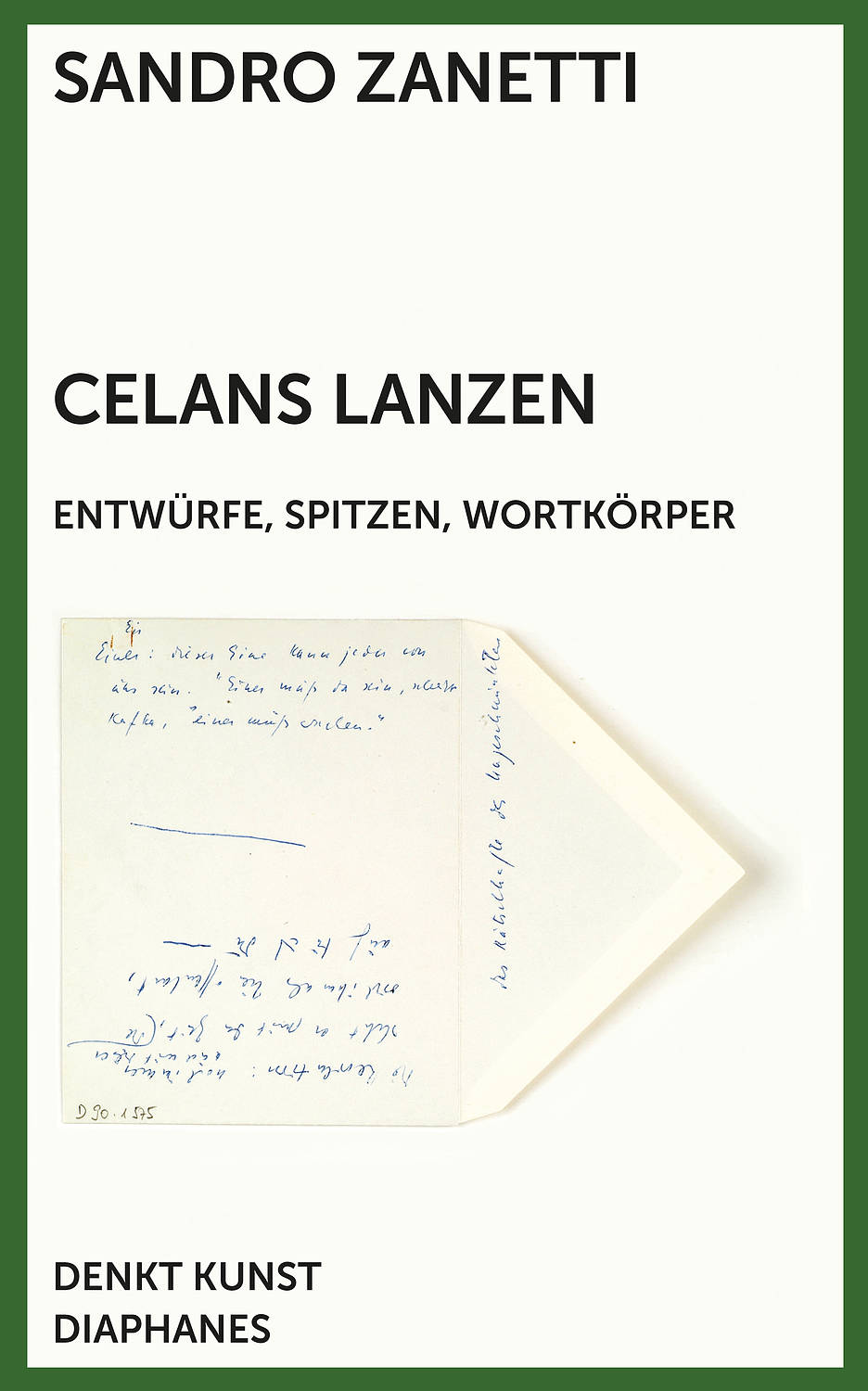 Coverabbildung Celans Lanzen