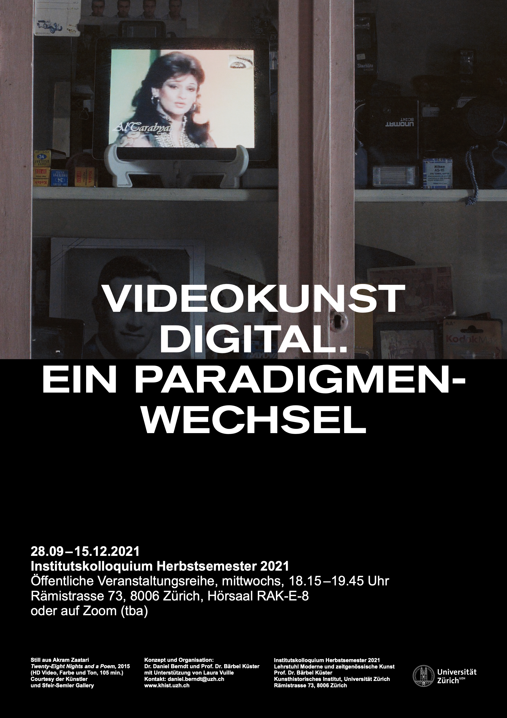 Plakat Videokunst digital